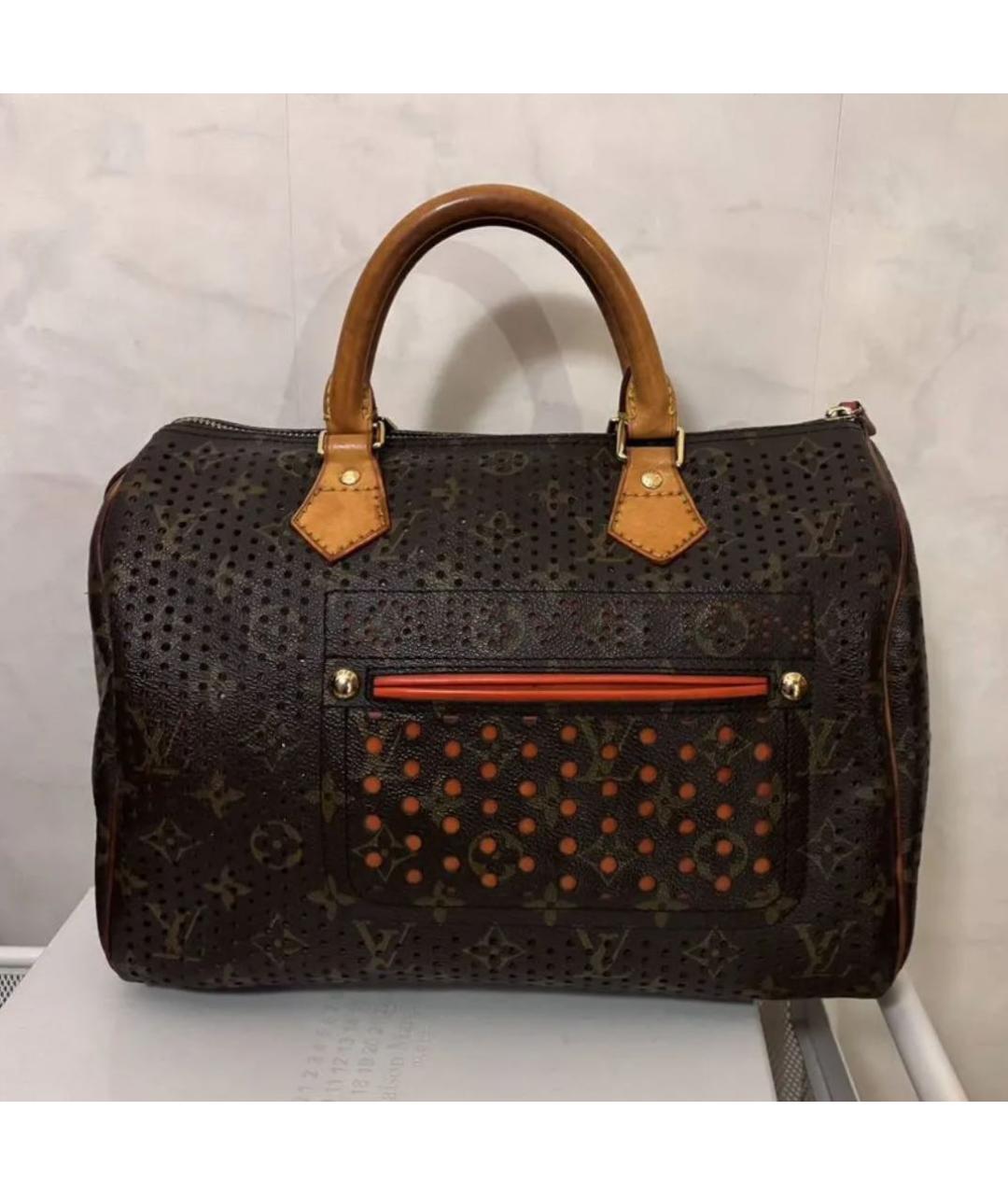 LOUIS VUITTON Коричневая сумка с короткими ручками, фото 7