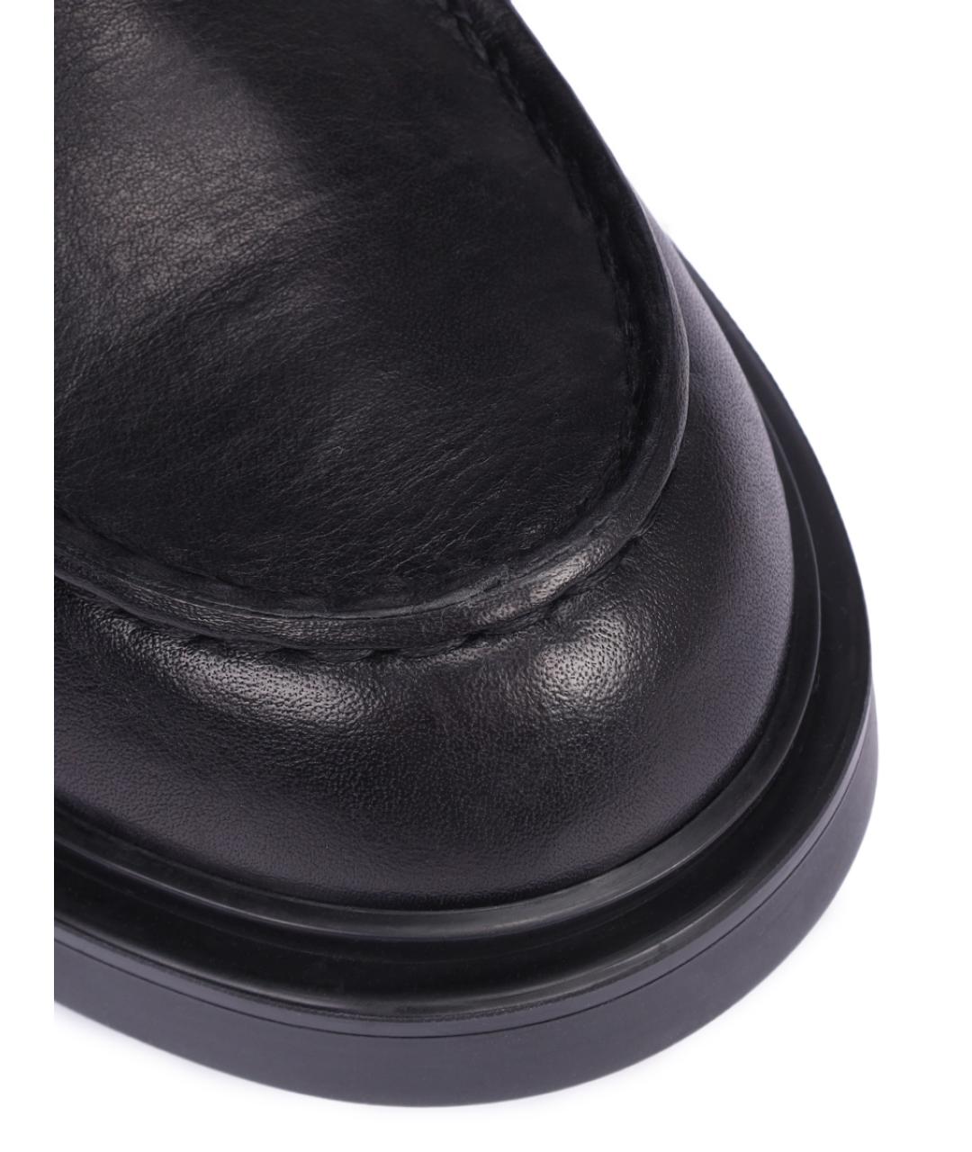 AGL Черные кожаные лоферы, фото 5