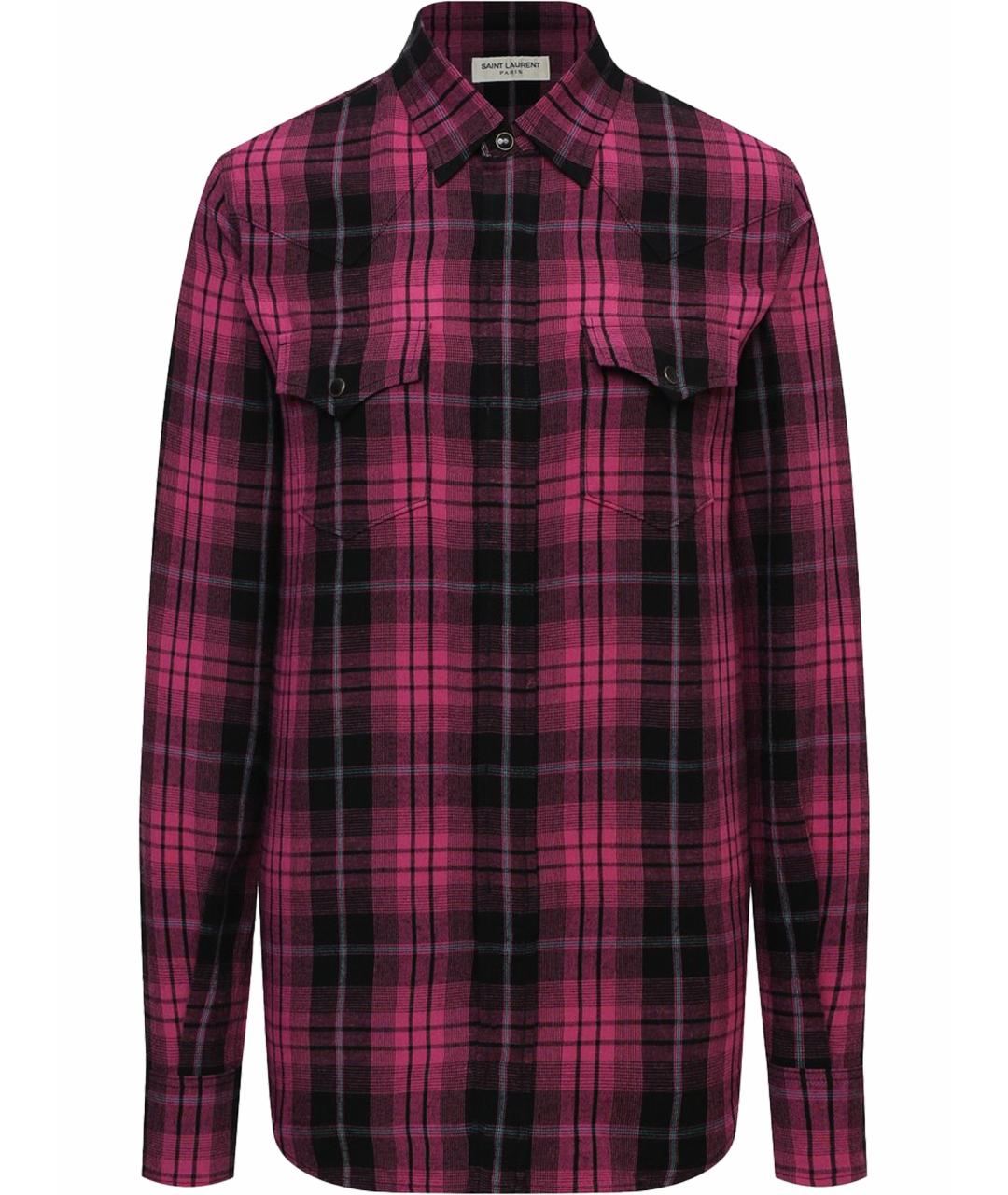 SAINT LAURENT Мульти вискозная рубашка, фото 1