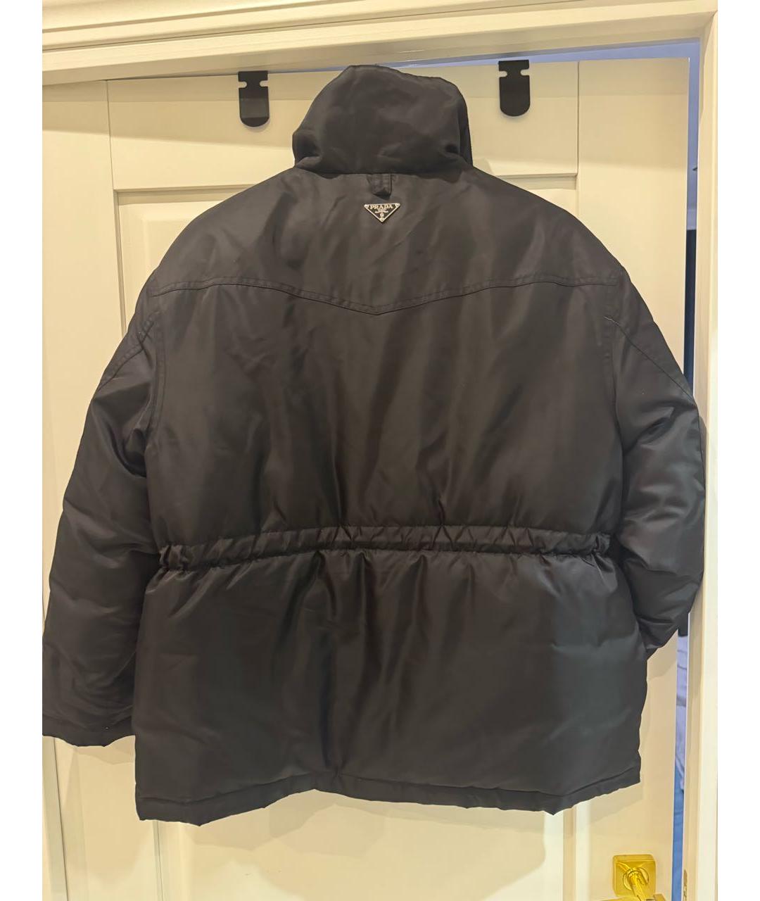 PRADA Черная полиамидовая куртка, фото 2