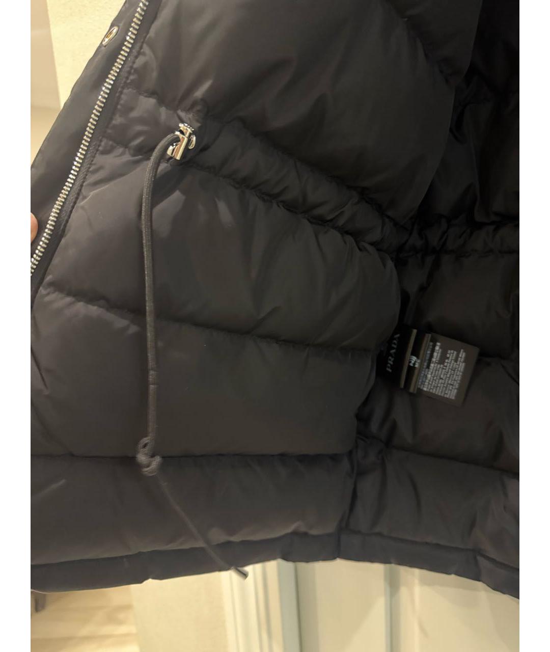 PRADA Черная полиамидовая куртка, фото 6