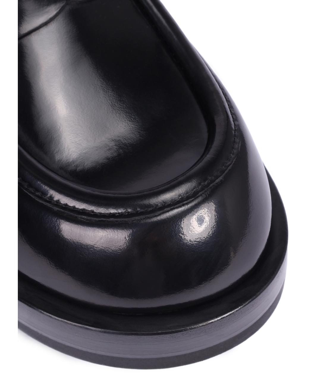 AGL Черные лоферы из лакированной кожи, фото 5