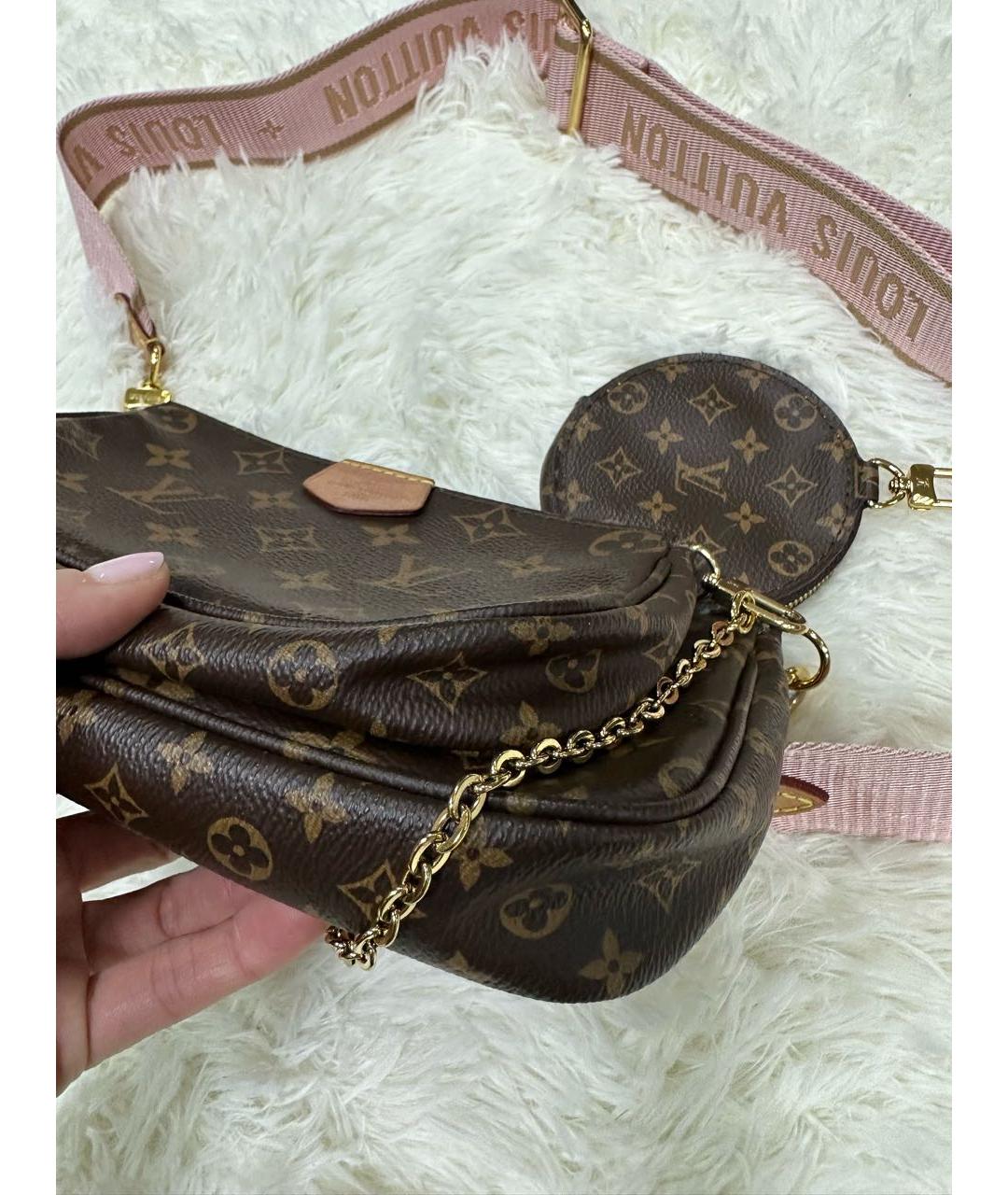 LOUIS VUITTON Коричневая сумка тоут, фото 3