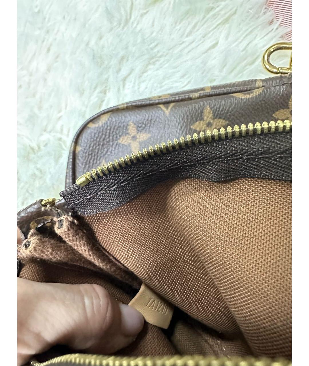 LOUIS VUITTON Коричневая сумка тоут, фото 5