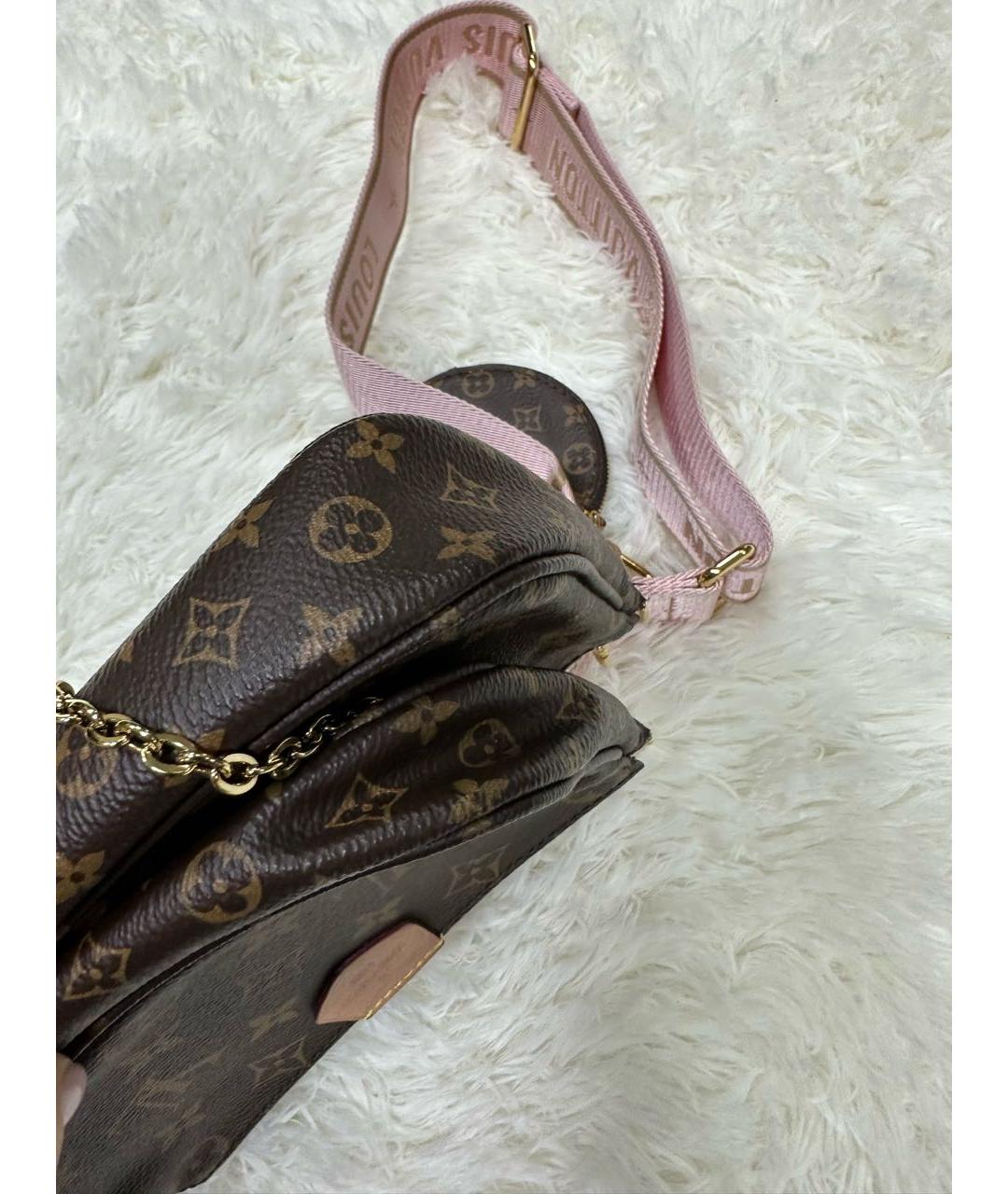 LOUIS VUITTON Коричневая сумка тоут, фото 4