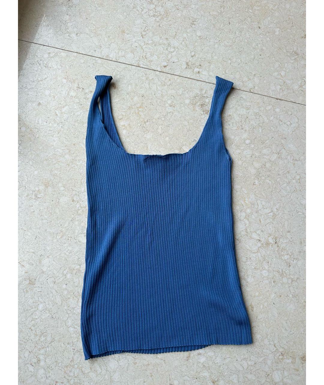 SANDRO Синяя майка, фото 3