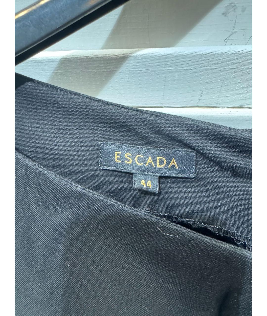 ESCADA Черное вискозное коктейльное платье, фото 4