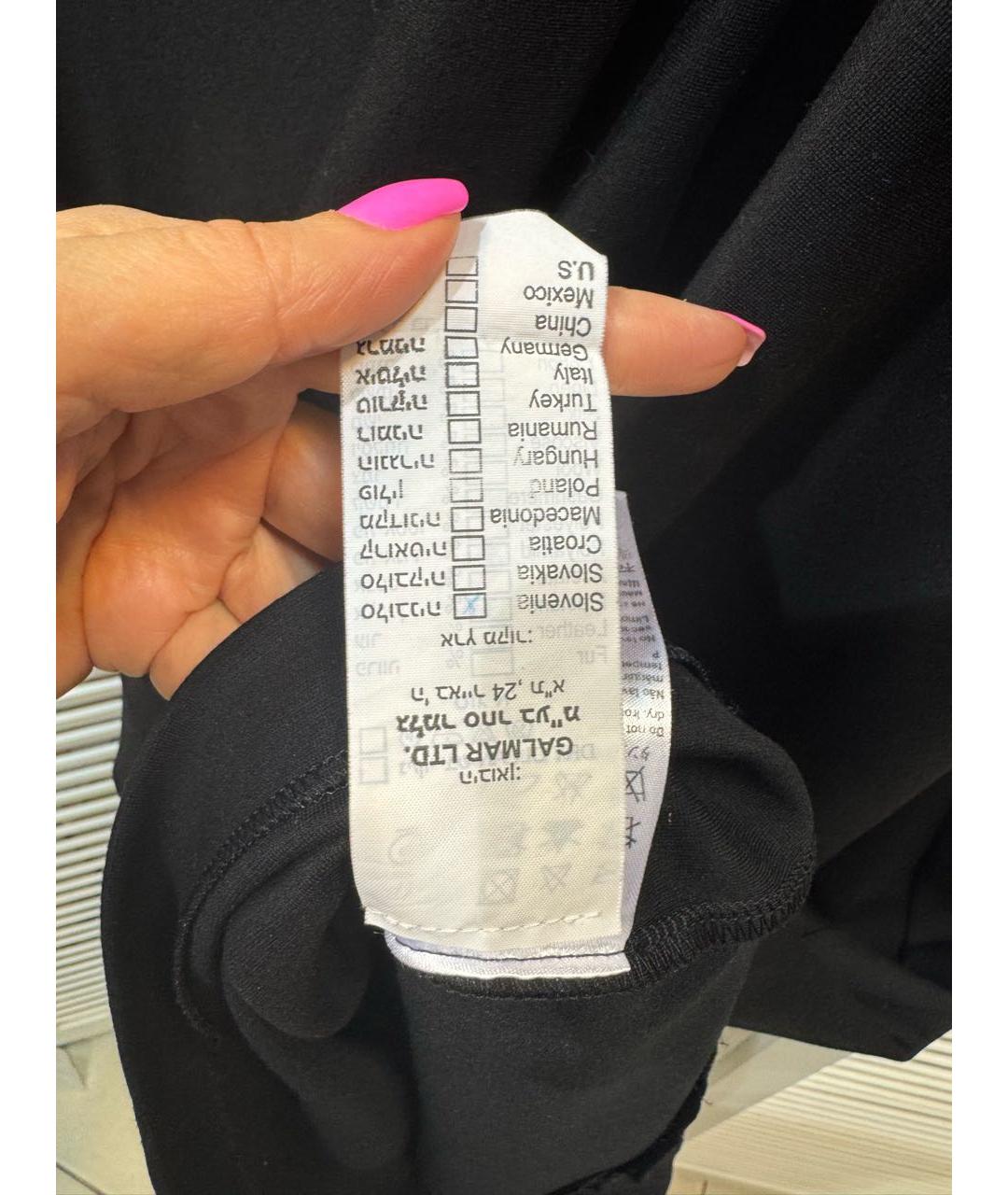 ESCADA Черное вискозное коктейльное платье, фото 7