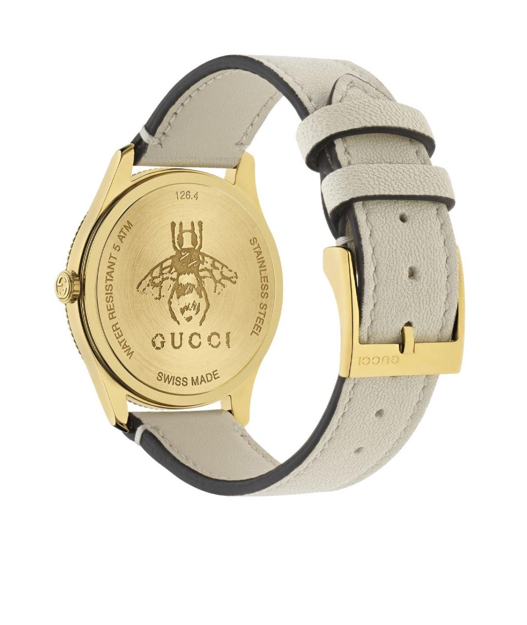 GUCCI Золотые стальные часы, фото 2