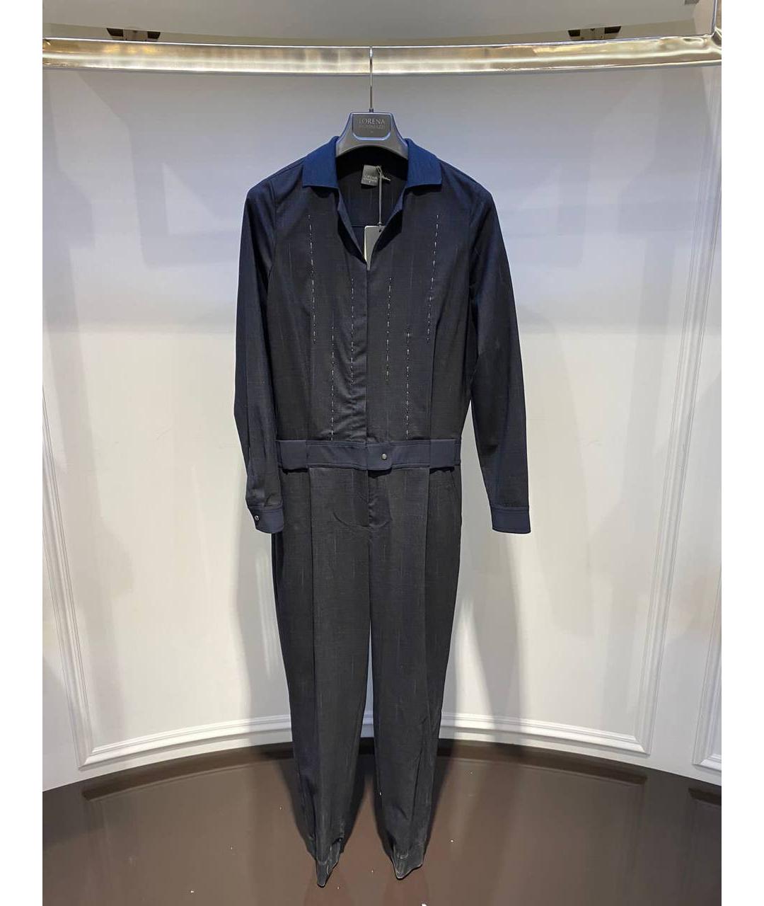 LORENA ANTONIAZZI Серый шерстяной комбинезон, фото 3