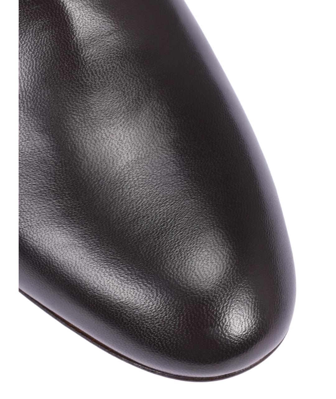 AGL Коричневые кожаные ботильоны, фото 2