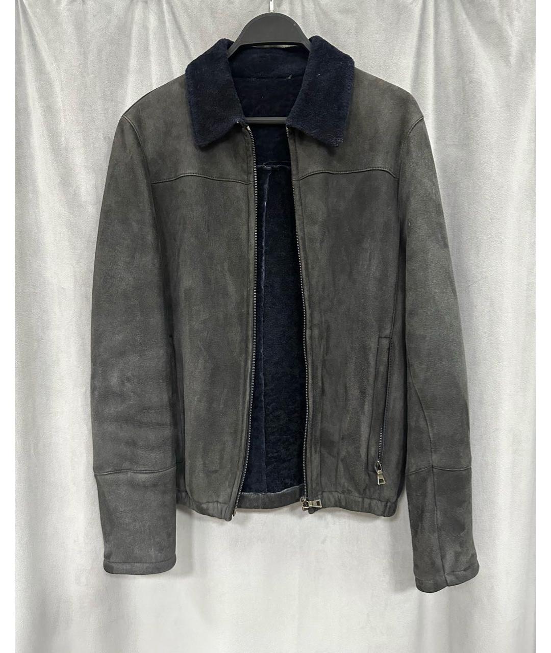 PRADA Антрацитовая замшевая куртка, фото 6