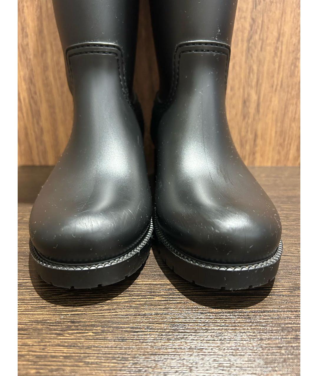 POLO RALPH LAUREN Черные резиновые сапоги, фото 3