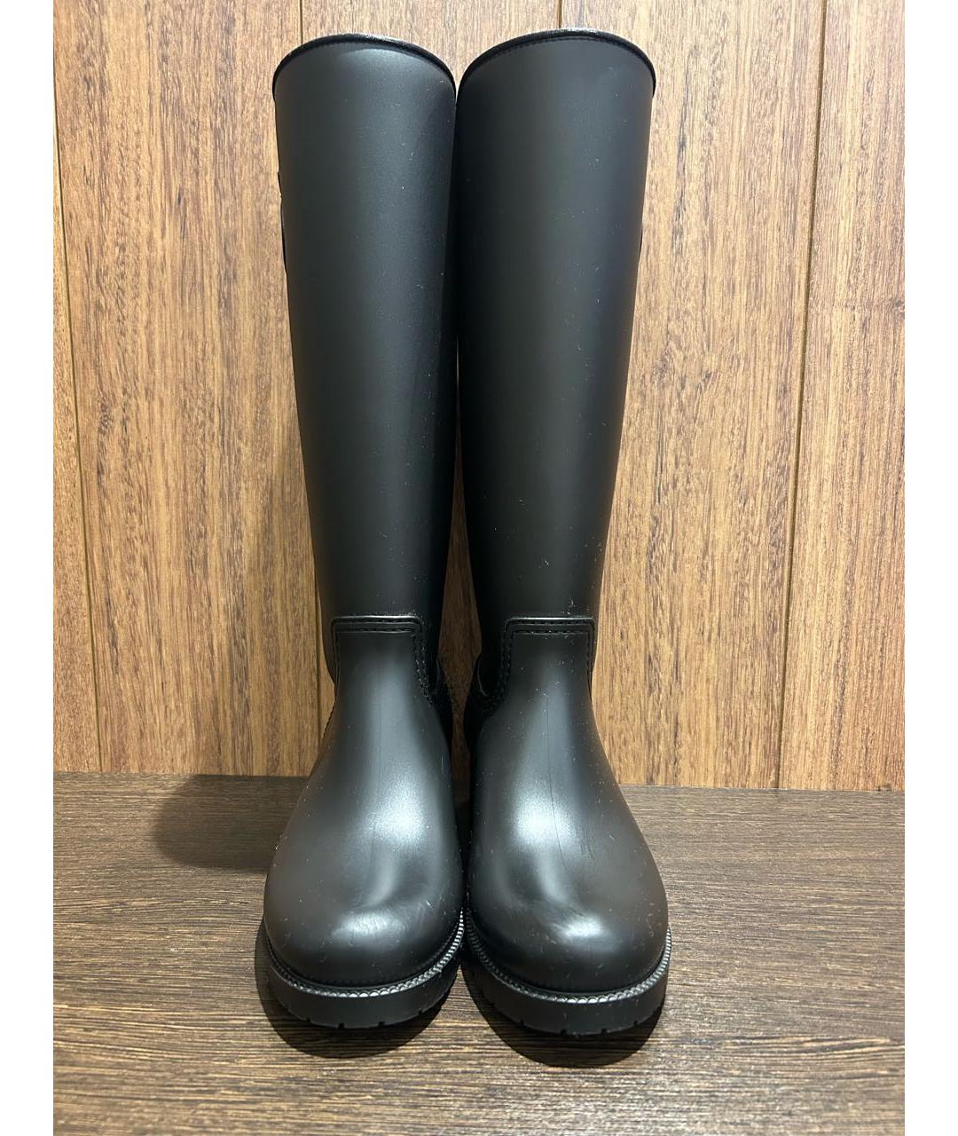 POLO RALPH LAUREN Черные резиновые сапоги, фото 2