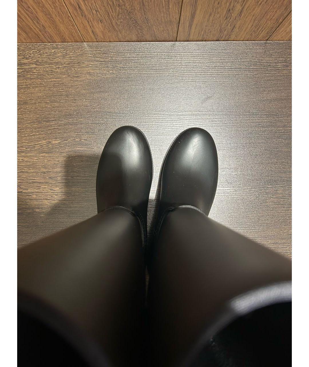 POLO RALPH LAUREN Черные резиновые сапоги, фото 5