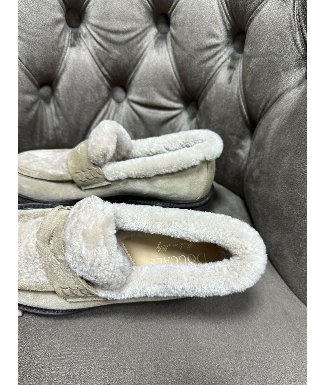 DOUCAL'S Бежевые замшевые ботинки, фото 3