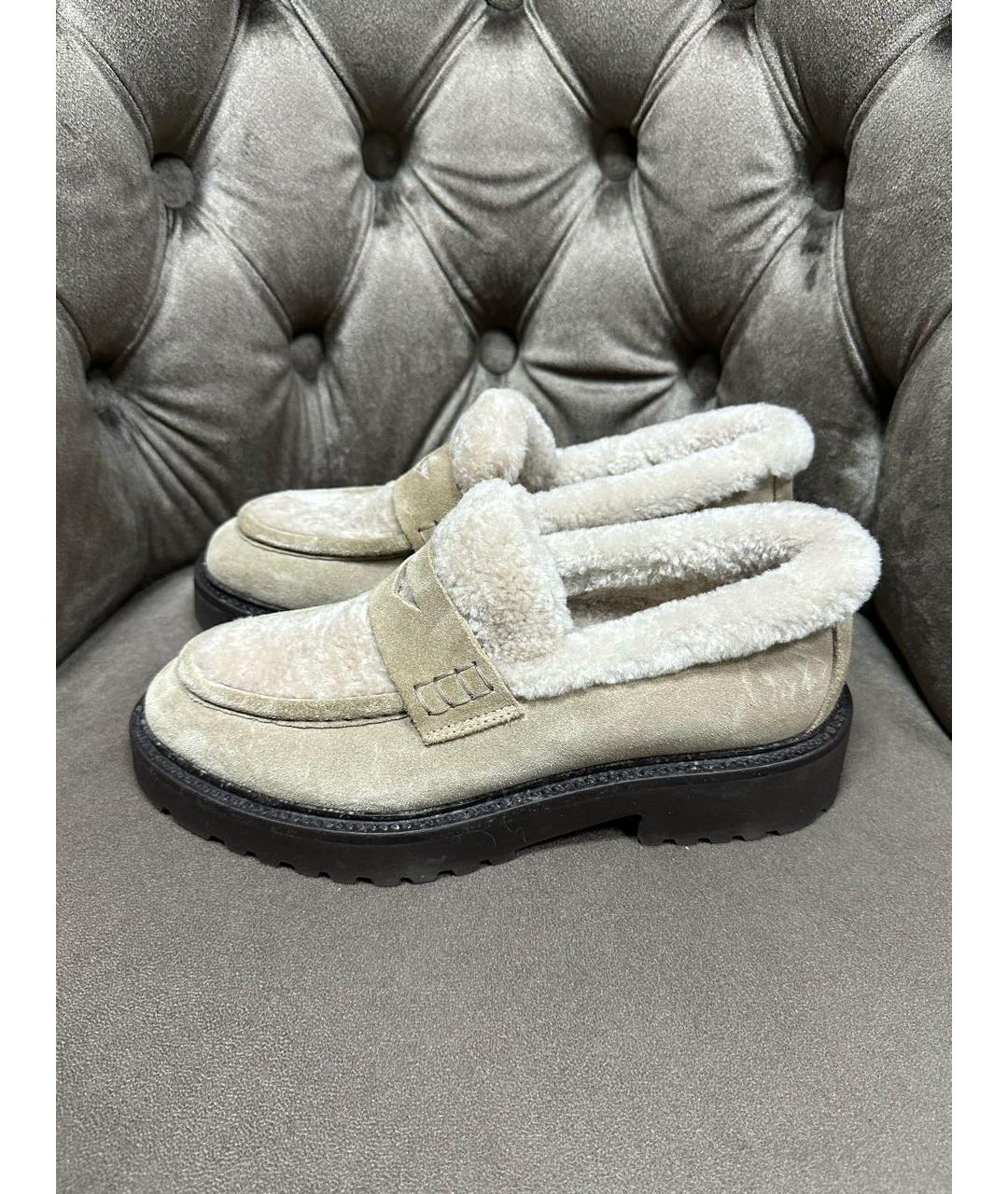 DOUCAL'S Бежевые замшевые ботинки, фото 6