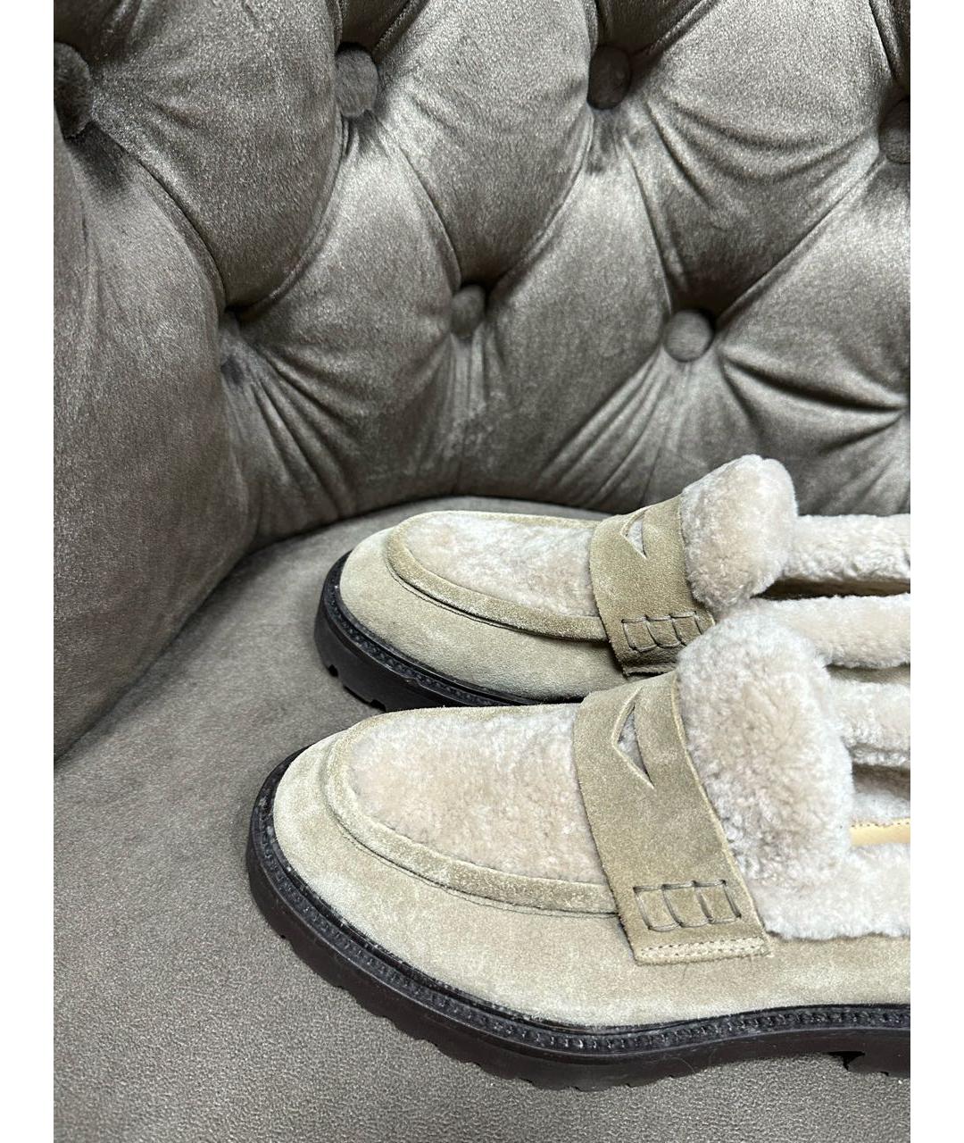 DOUCAL'S Бежевые замшевые ботинки, фото 2