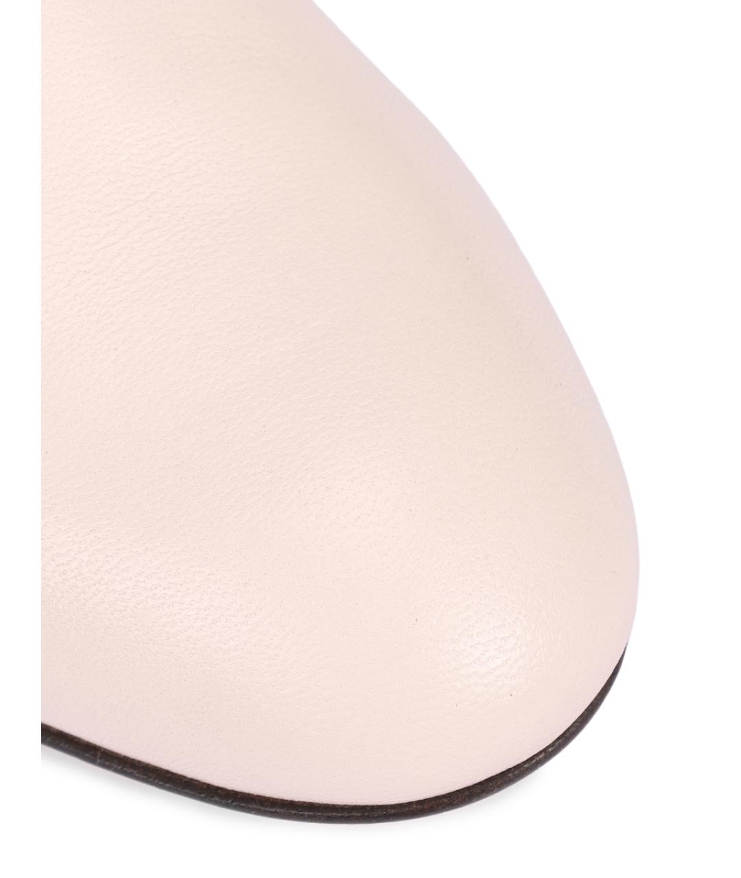 AGL Белые кожаные ботильоны, фото 5