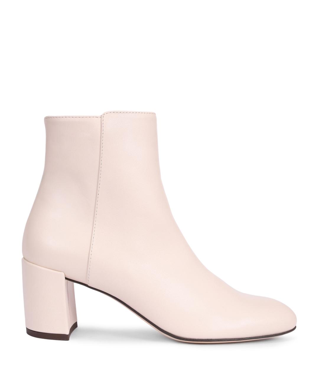 AGL Белые кожаные ботильоны, фото 1