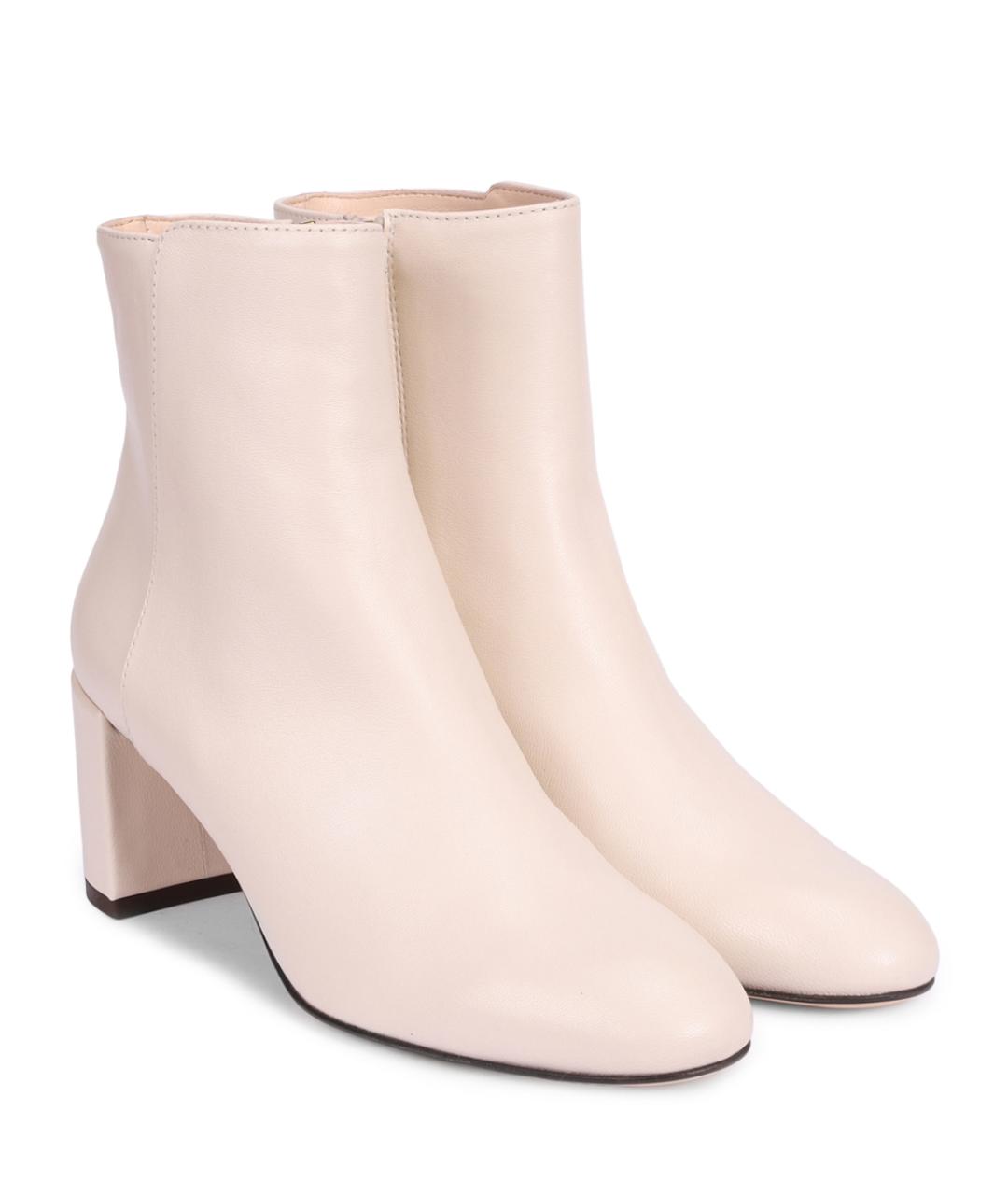 AGL Белые кожаные ботильоны, фото 2