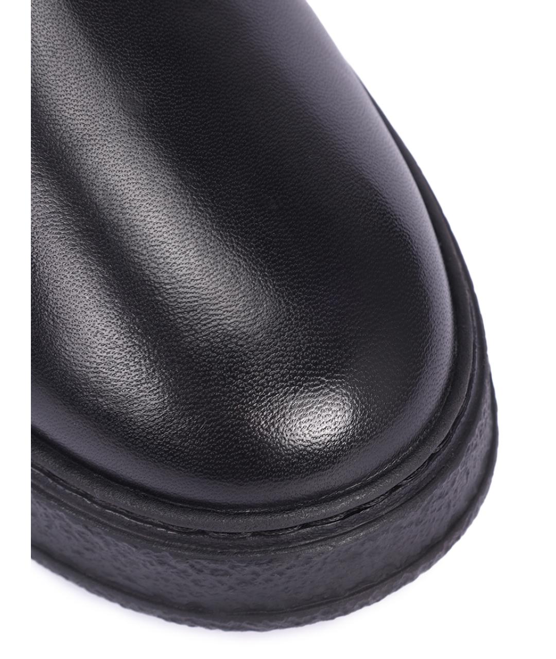 AGL Черные кожаные ботинки, фото 5