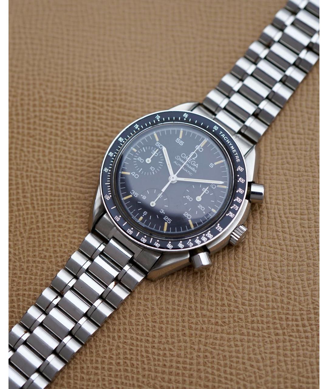 OMEGA Серебряные металлические часы, фото 4