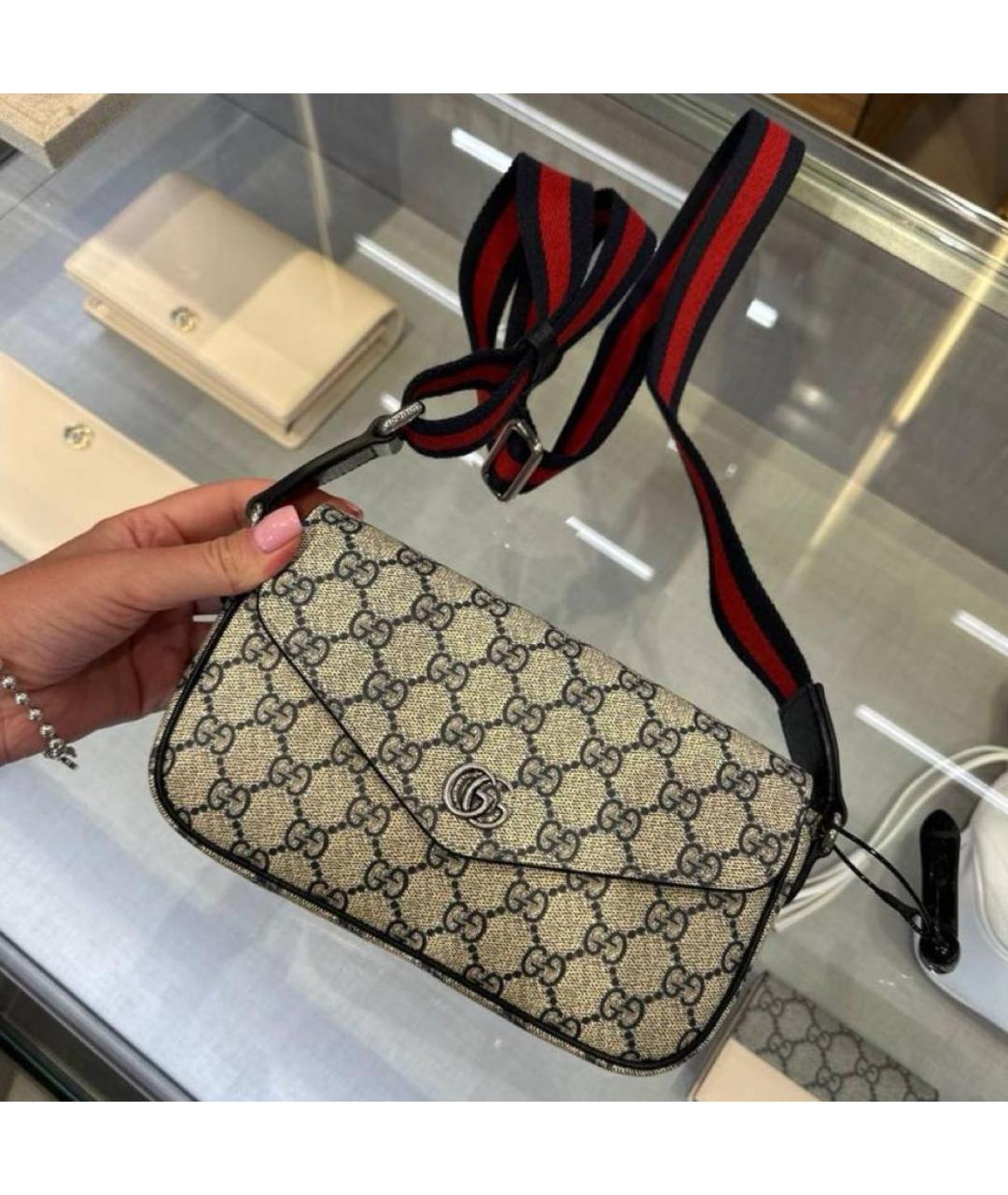 GUCCI Бежевая сумка через плечо, фото 2