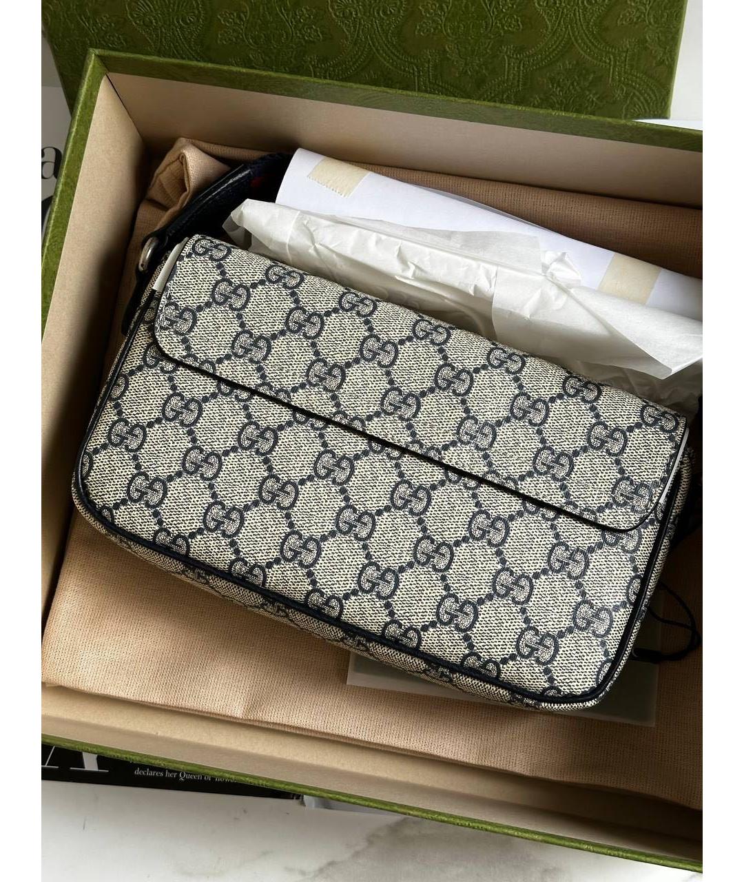 GUCCI Бежевая сумка через плечо, фото 4