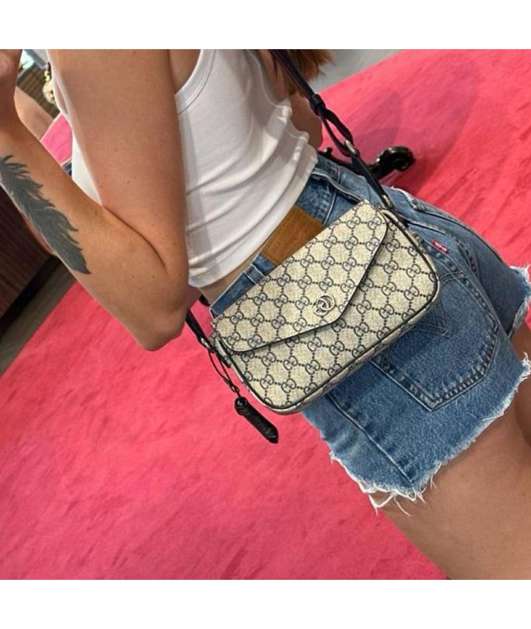 GUCCI Бежевая сумка через плечо, фото 6