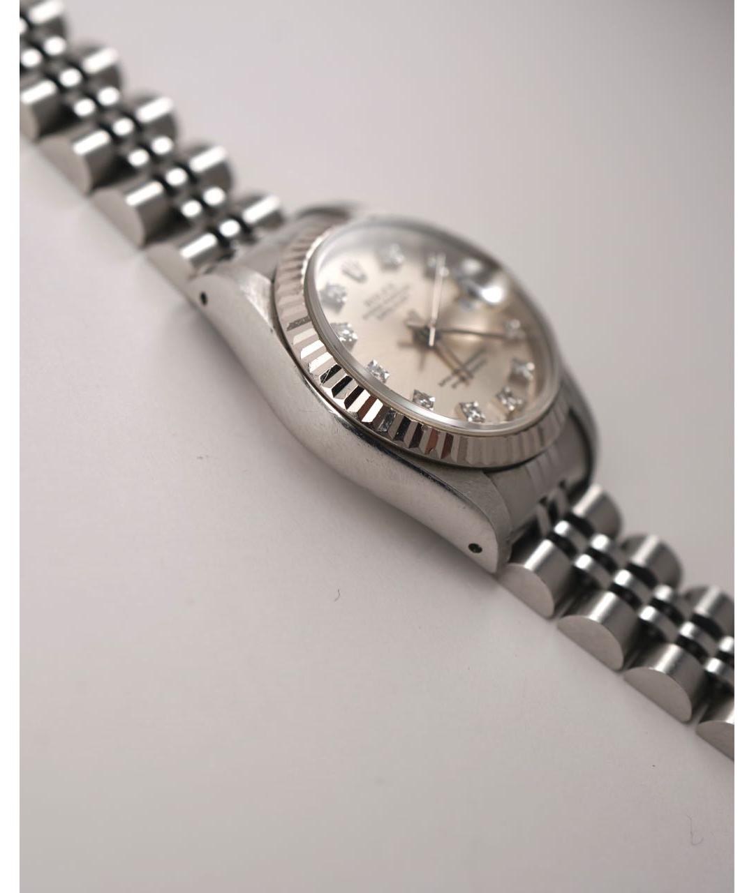 ROLEX Серебряные металлические часы, фото 6