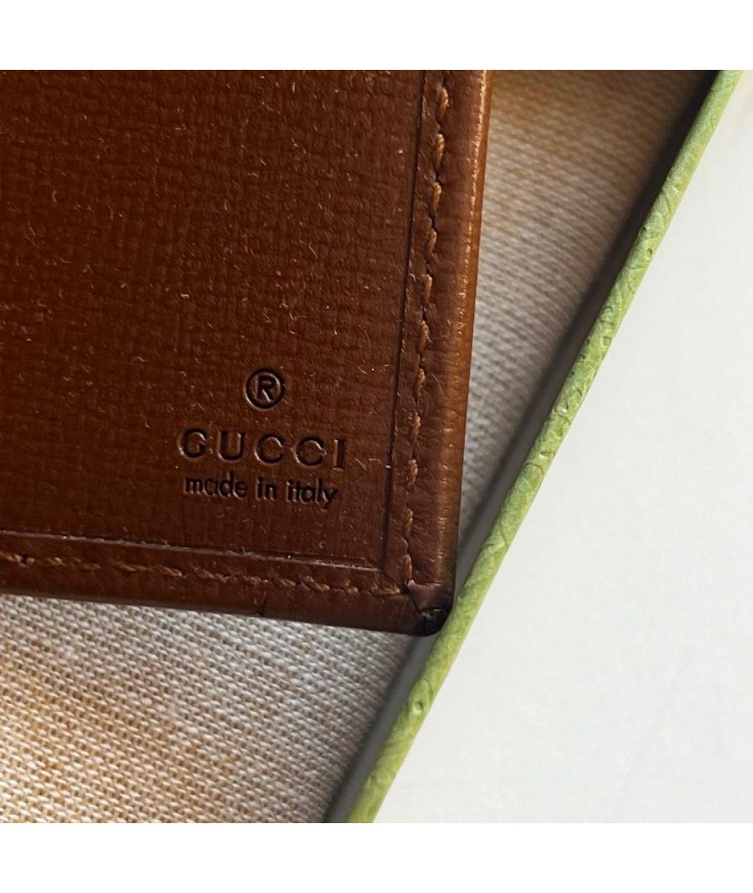 GUCCI Коричневый кардхолдер, фото 4