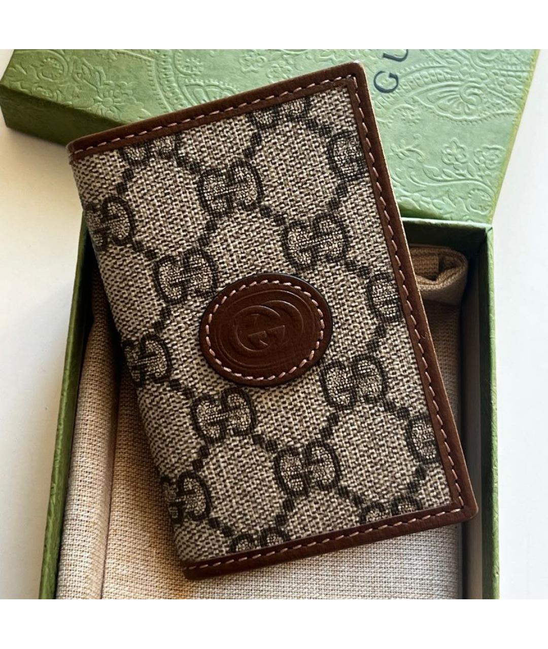 GUCCI Коричневый кардхолдер, фото 5
