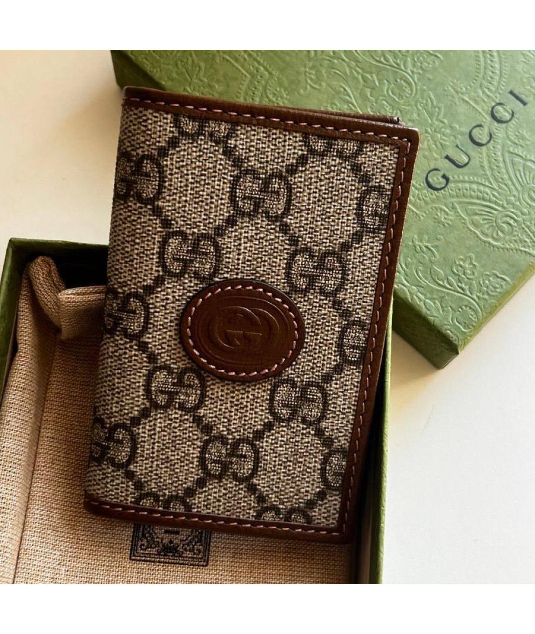 GUCCI Коричневый кардхолдер, фото 2