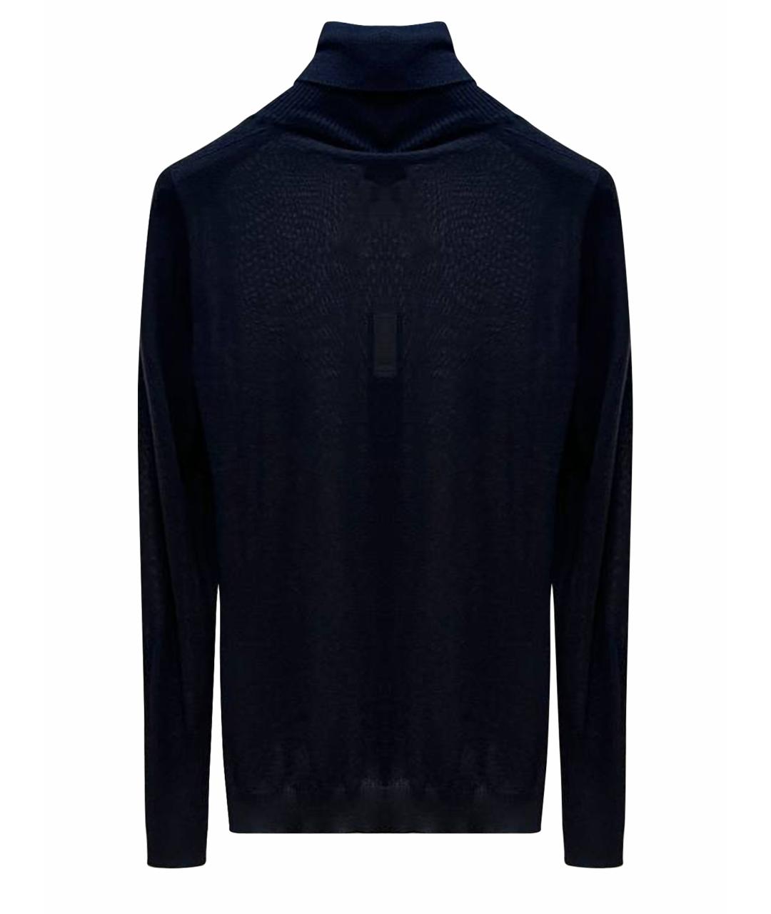 LORENA ANTONIAZZI Темно-синяя кашемировая водолазка, фото 1