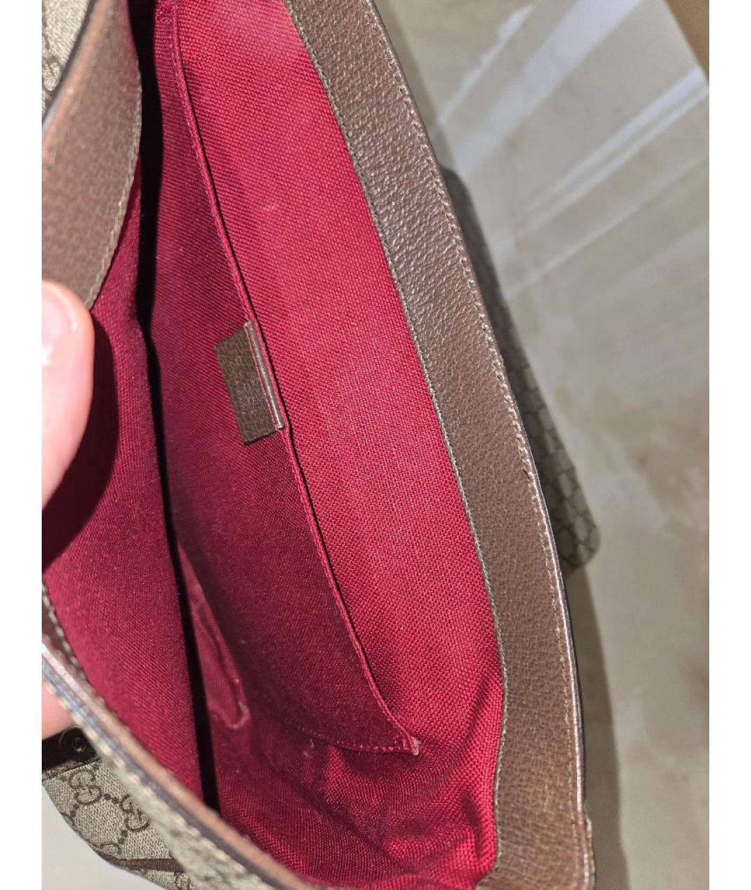 GUCCI Коричневая сумка через плечо, фото 4