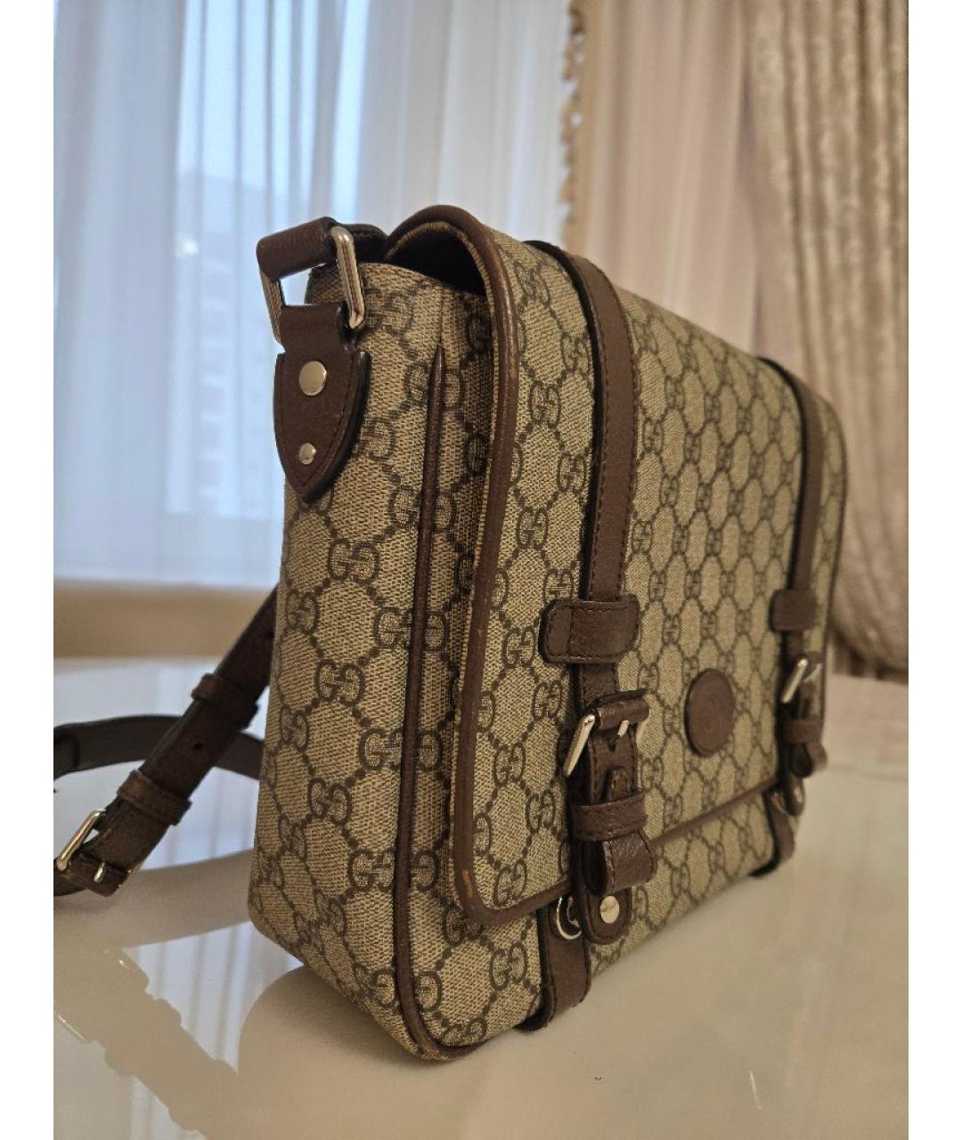 GUCCI Коричневая сумка через плечо, фото 2