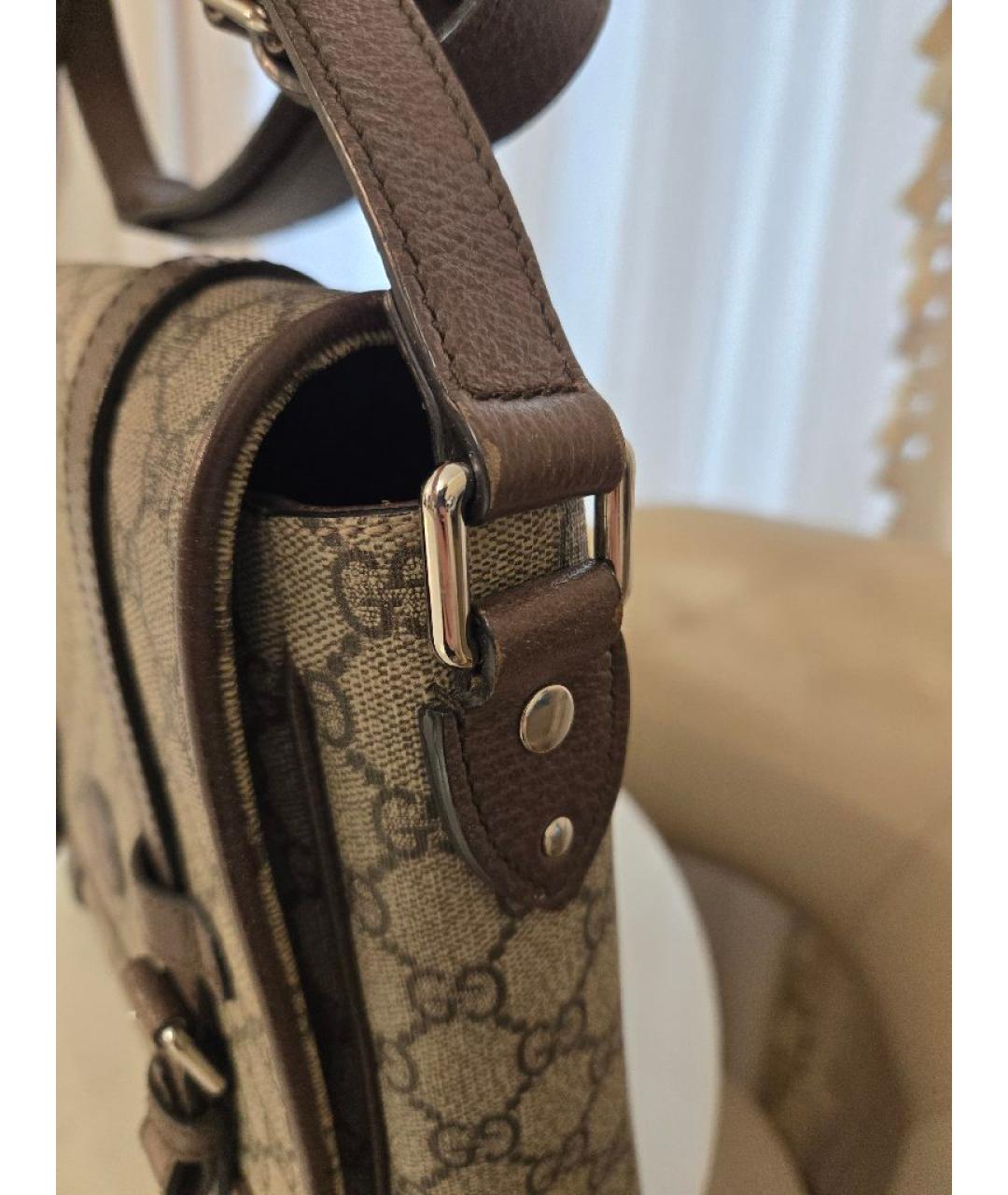 GUCCI Коричневая сумка через плечо, фото 7