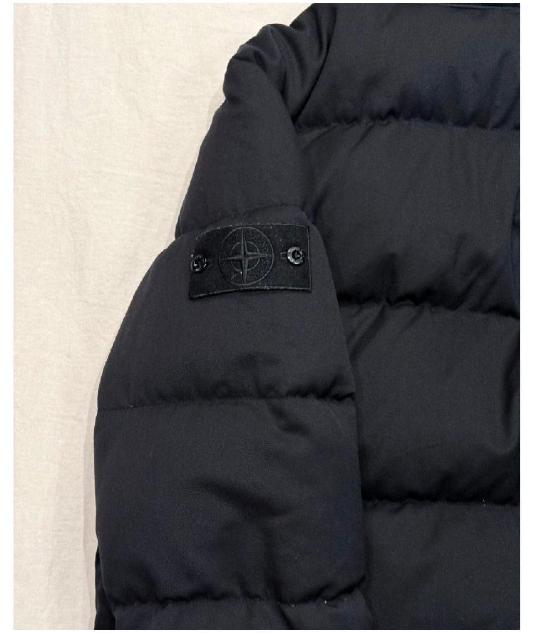 STONE ISLAND Черная куртка, фото 4