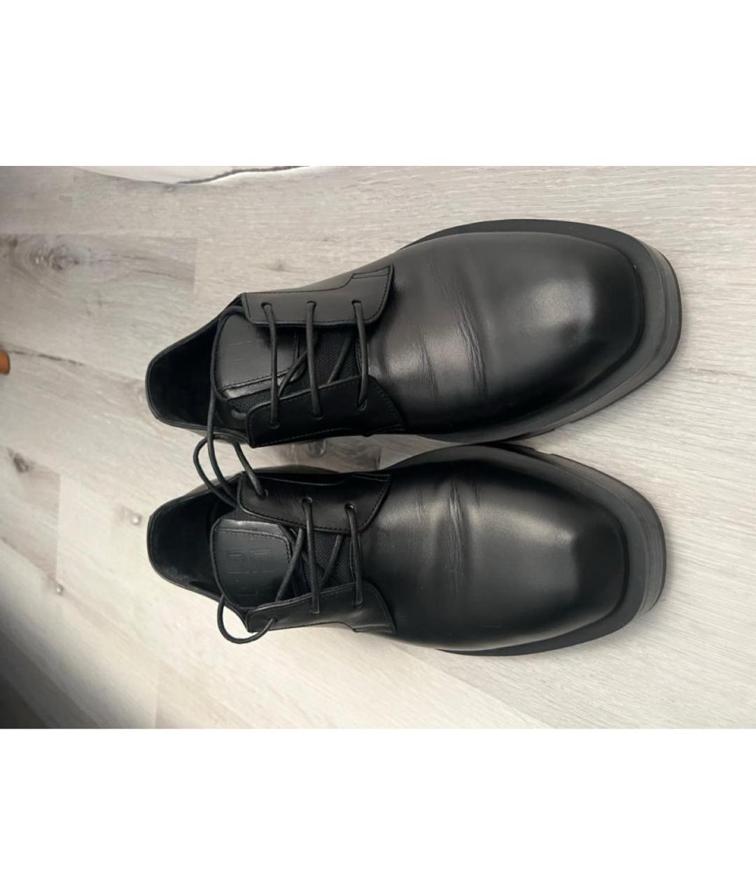 GIVENCHY Черные кожаные низкие ботинки, фото 6