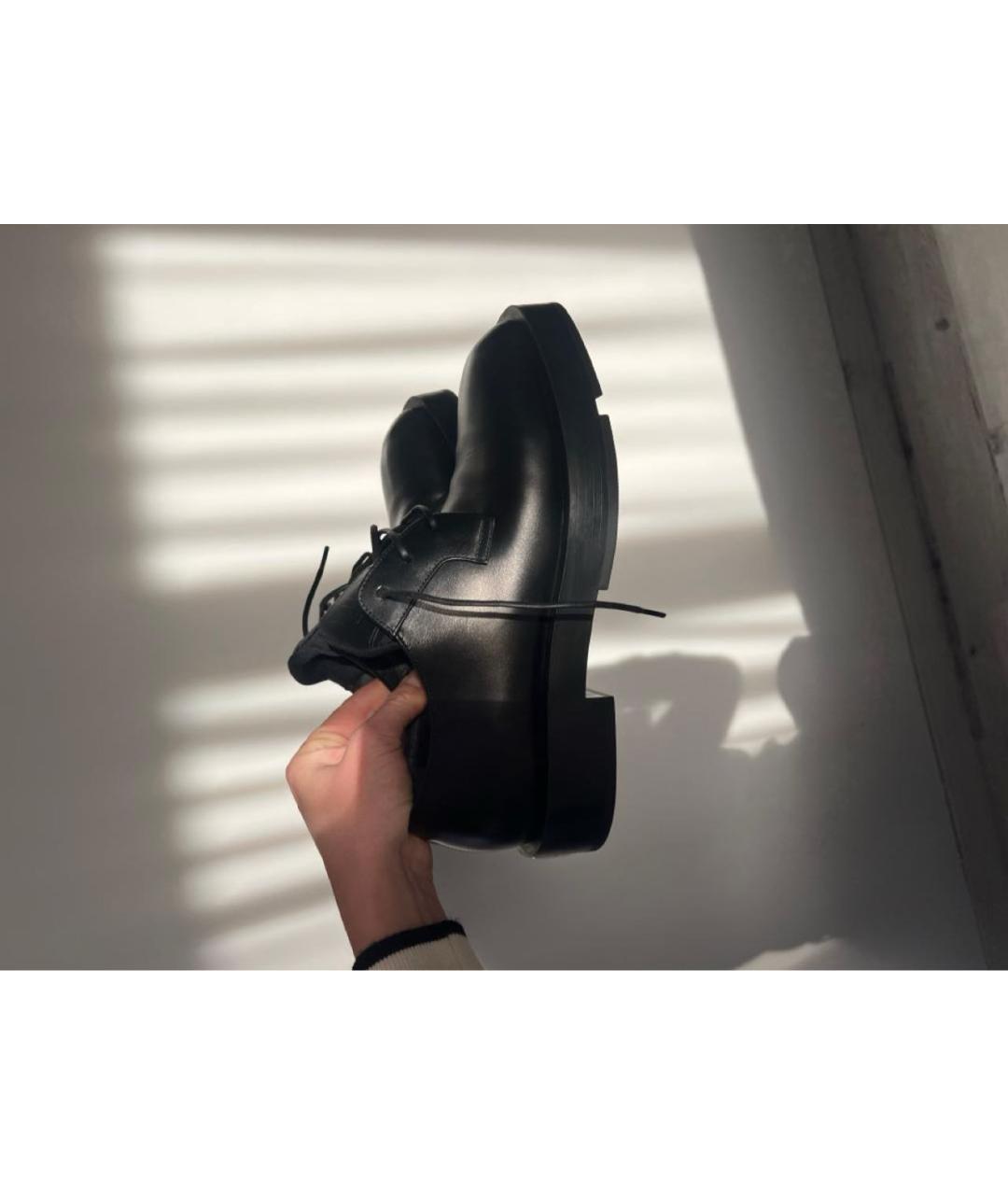 GIVENCHY Черные кожаные низкие ботинки, фото 7