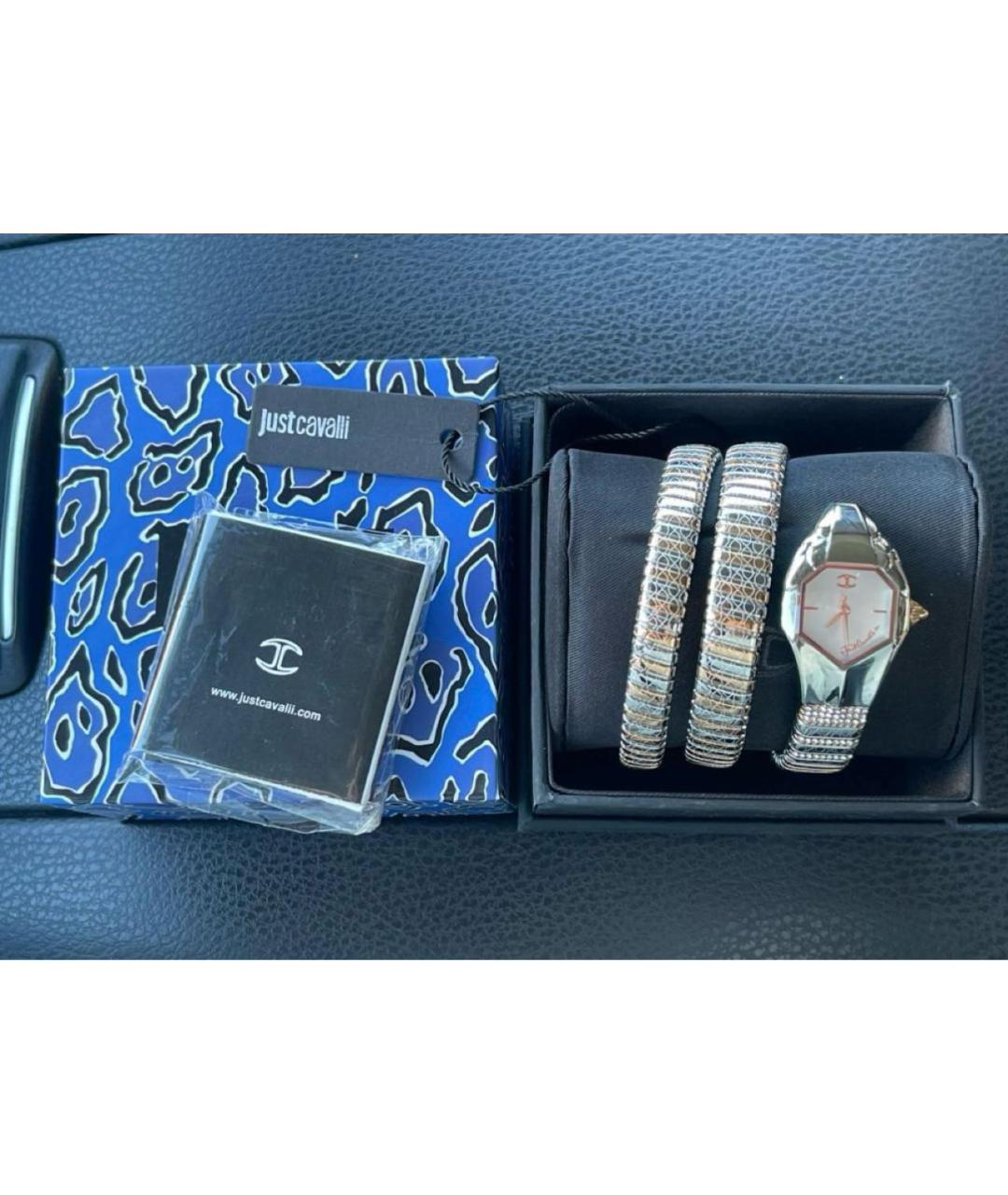 JUST CAVALLI Золотые серебряные часы, фото 4