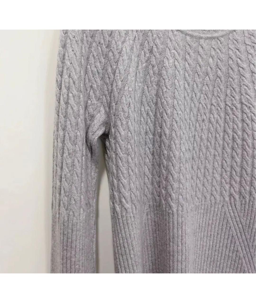 LORO PIANA Серый кашемировый джемпер / свитер, фото 2