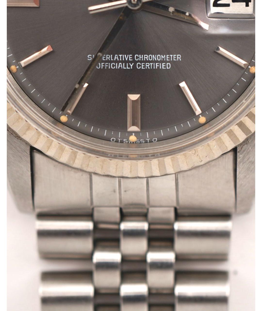 ROLEX Серебряные металлические часы, фото 4