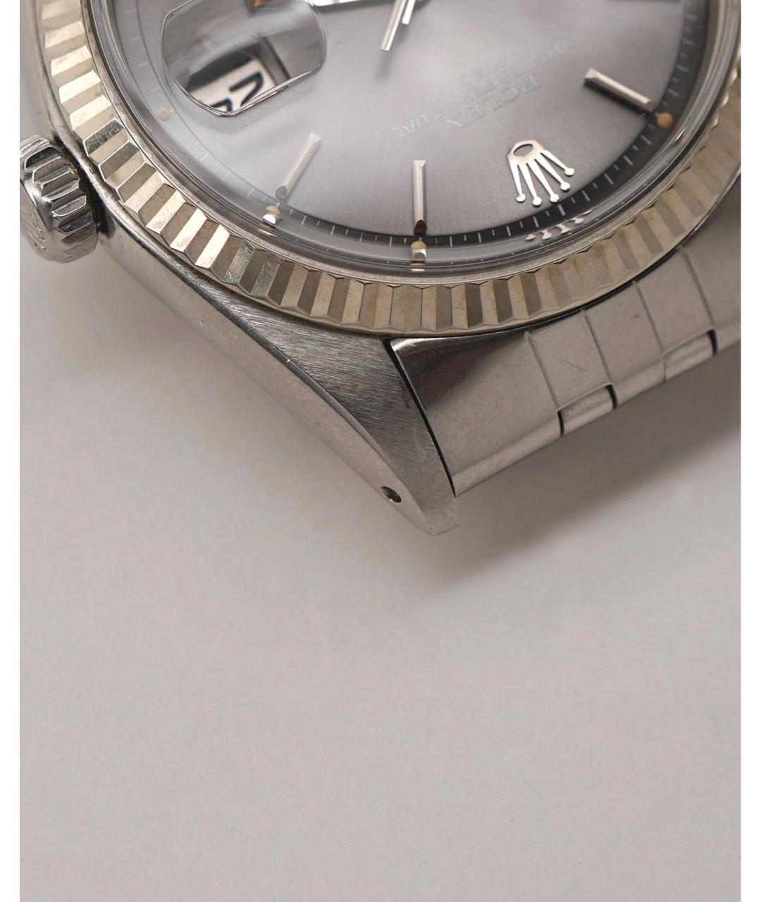 ROLEX Серебряные металлические часы, фото 7