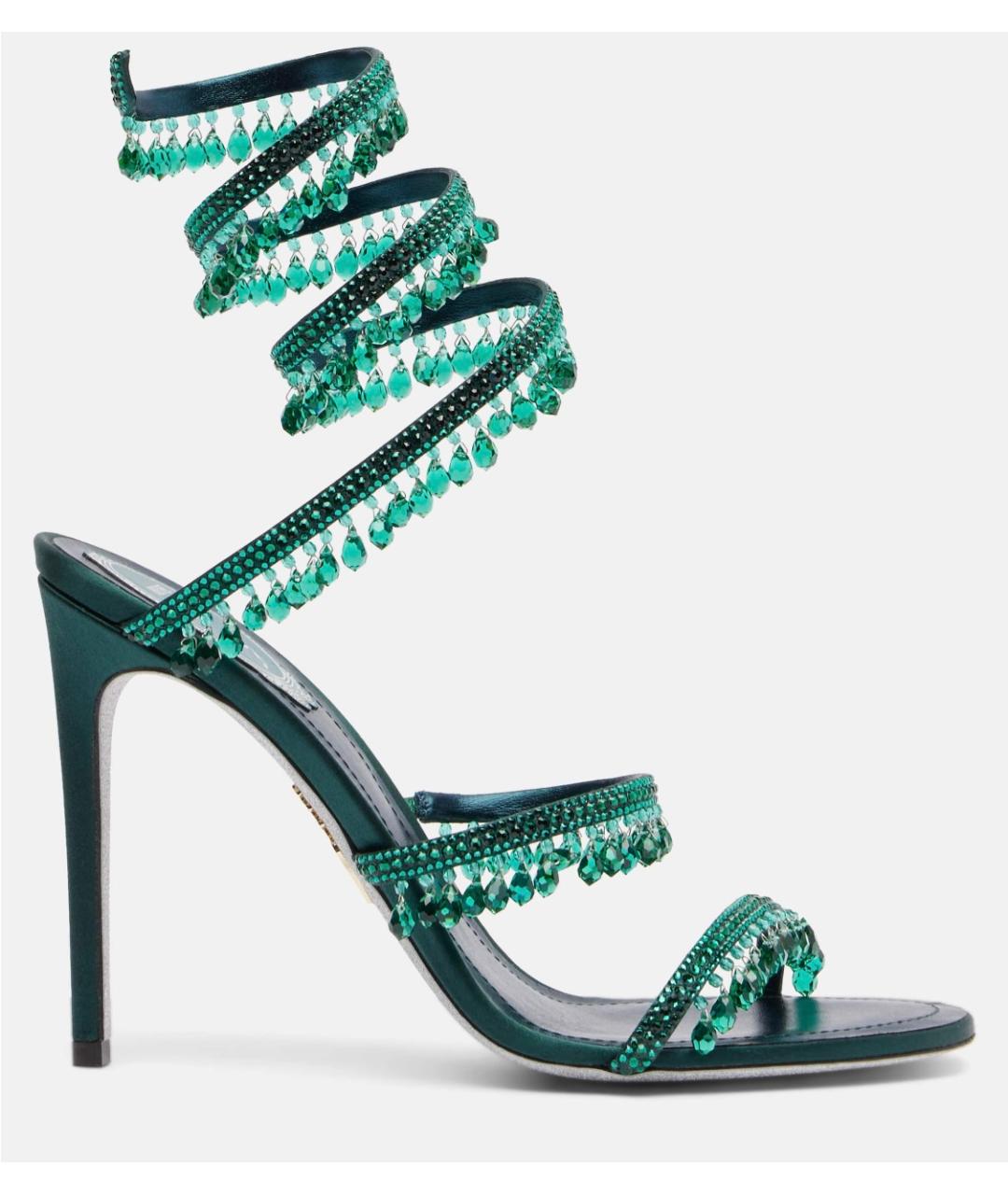 RENE CAOVILLA Зеленые босоножки, фото 6