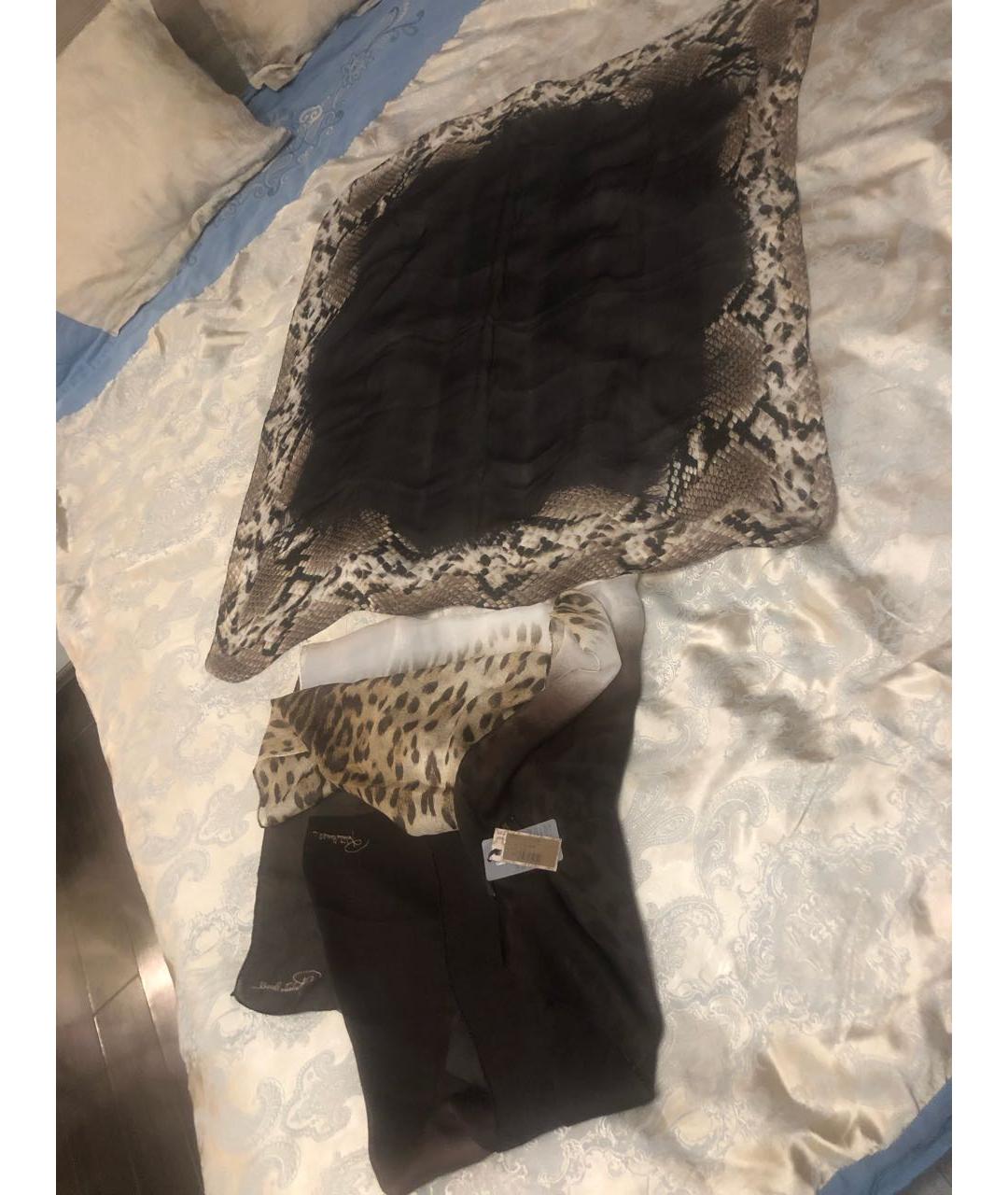 ROBERTO CAVALLI Мульти шелковый шарф, фото 7