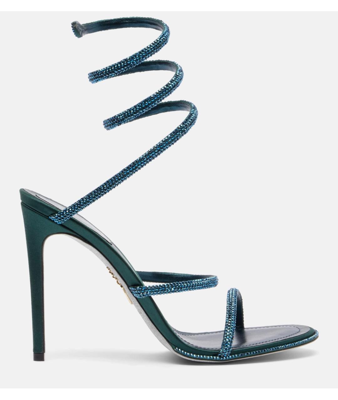 RENE CAOVILLA Зеленые босоножки, фото 6