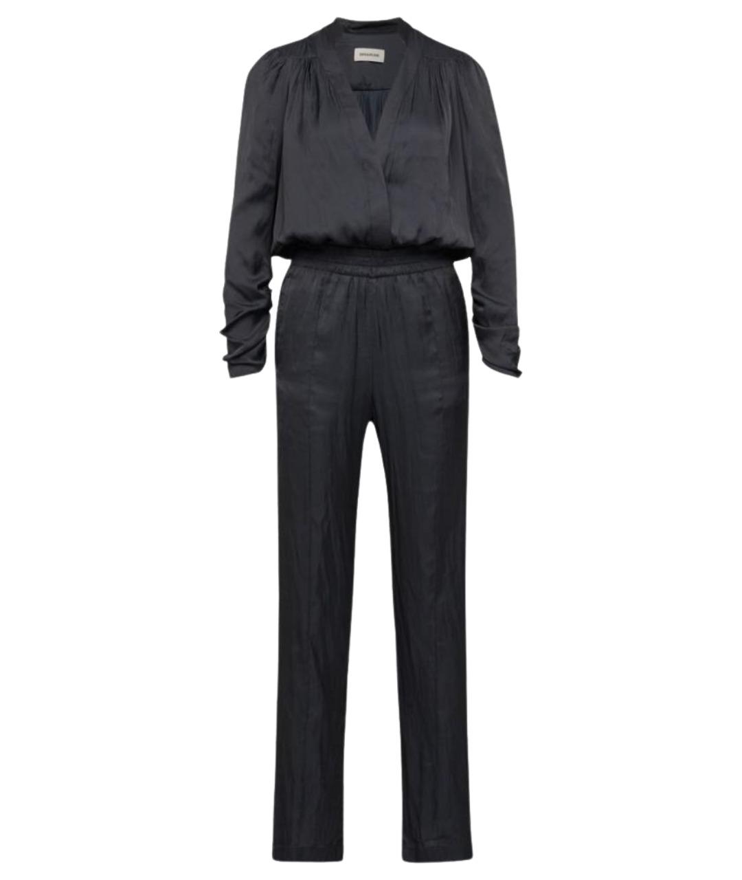 ZADIG & VOLTAIRE Черный полиэстеровый комбинезон, фото 1