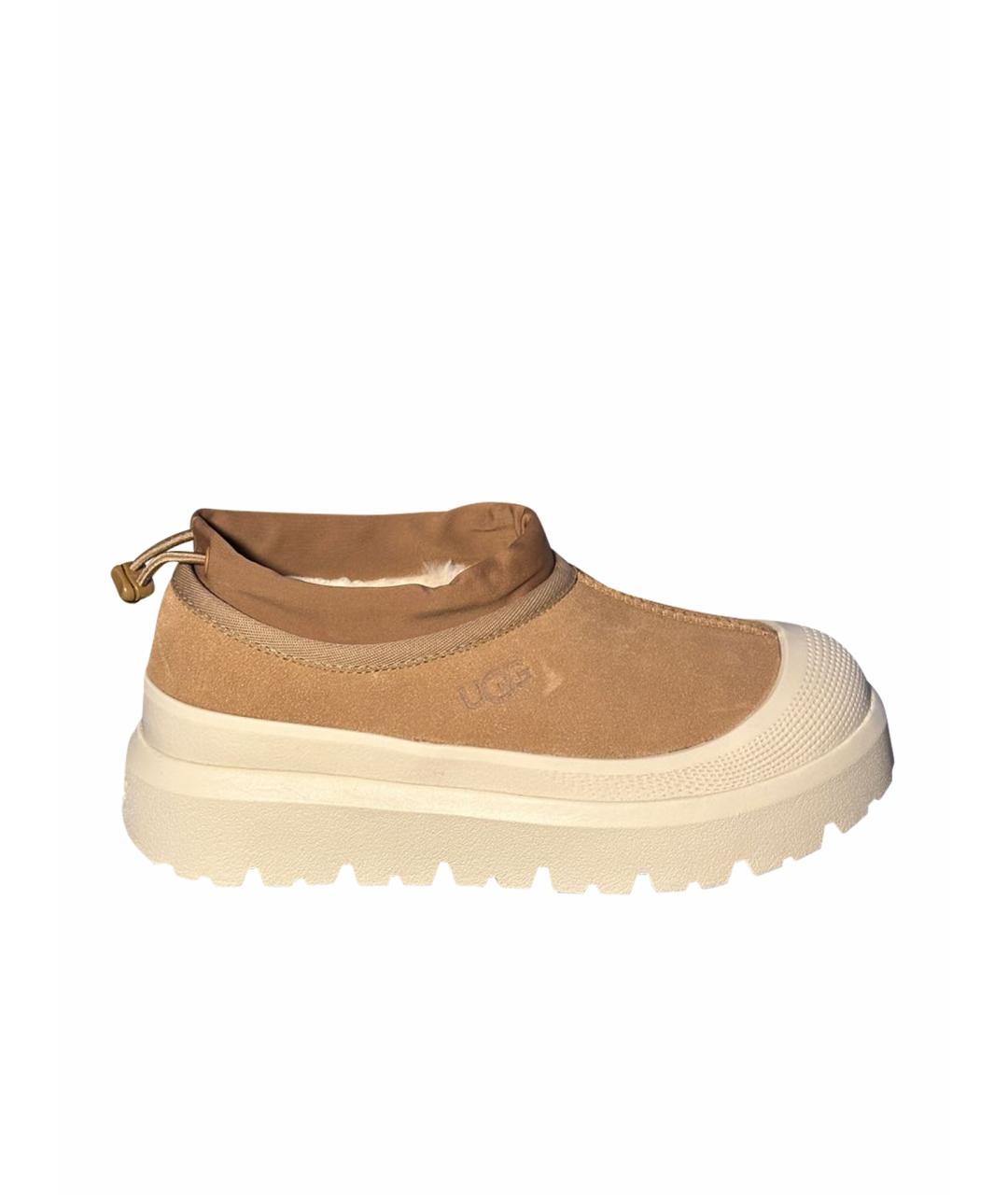 UGG AUSTRALIA Бежевые замшевые ботинки, фото 1